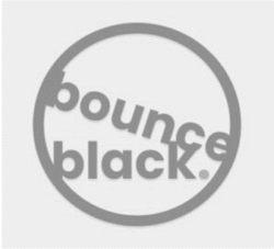 Bounce Black Logo (founder of Bounce Black is Nikki Adebiyi)