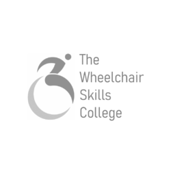 Pete Donnelly (Soc Ent Founder of Wheelchair Skills College) logo Grayscale Med